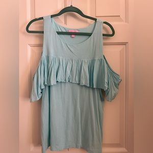 Lilly Pulitzer Open Shoulder Top